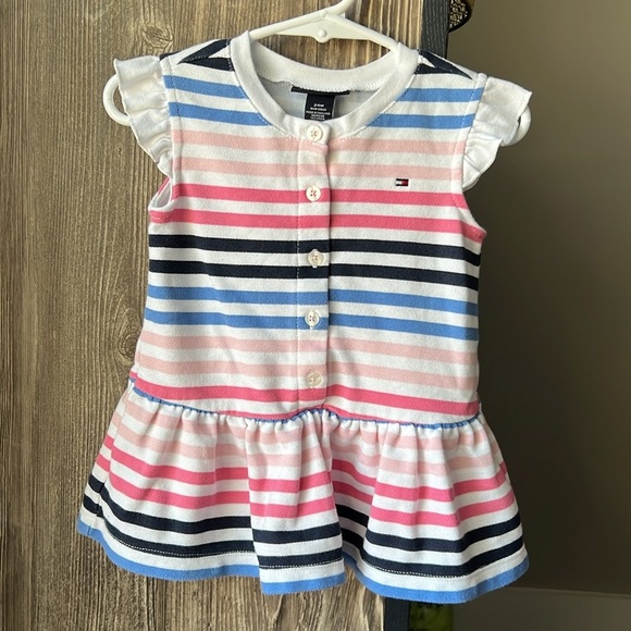 Tommy Hilfiger Other - Tommy Hilfiger: Girls Striped Dress: Size 24m
